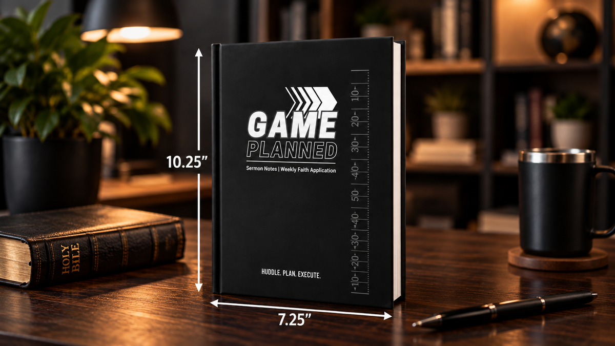 Game Planned - Sermon Notes & Weekly Faith Planner